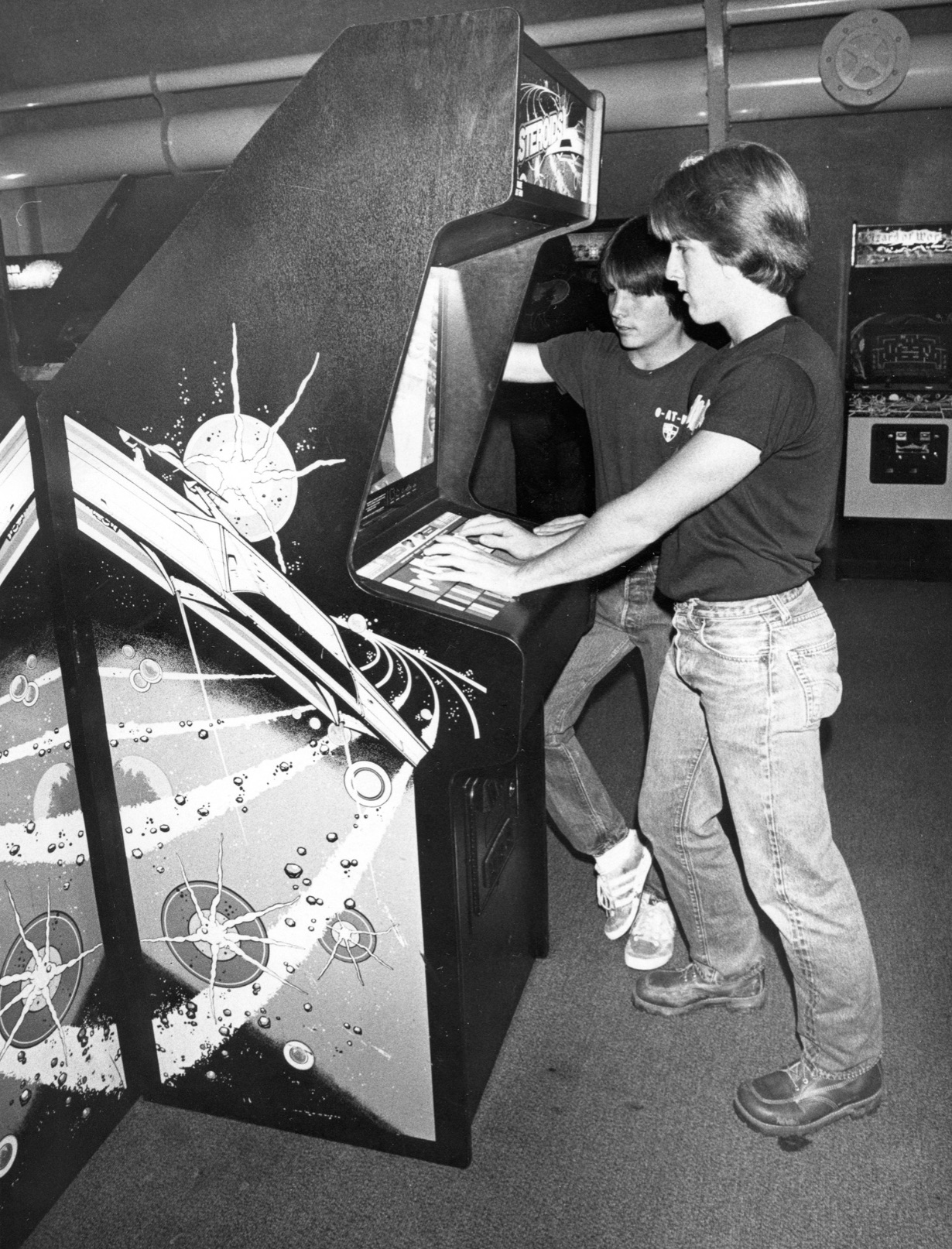 Hanging out at the arcade in 1981 